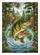 Leaping European Perch Water Splash Forest - Wildlife Lover Gift Garden Flag - 6