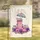 Pink Rain Boot Umbrella Pansies Wildflowers - Spring Home Decor Gift Garden Flag - 1