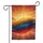 Expansive Layered Color Fields with Glowing Sunset Sky and Wispy Clouds Home Decor Gift Garden Flag - 3