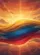 Expansive Layered Color Fields with Glowing Sunset Sky and Wispy Clouds Home Decor Gift Garden Flag - 6