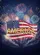 Illuminated American Flag 'AMERICA' Marquee Fireworks - Independence Day Celebration Garden Flag - 6