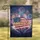 Illuminated American Flag 'AMERICA' Marquee Fireworks - Independence Day Celebration Garden Flag - 1