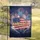Illuminated American Flag 'AMERICA' Marquee Fireworks - Independence Day Celebration Garden Flag - 5