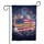 Illuminated American Flag 'AMERICA' Marquee Fireworks - Independence Day Celebration Garden Flag - 3