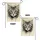 Ink Splatter Black Cat Face Luminous Eyes Prominent Whiskers - Cat Lover Home Decor Gift Garden Flag - 4