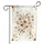 Muted Peach Cream Taupe Olive Botanical Floral Leaves - Home Decor Gift Garden Flag - 3