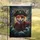 Red Fox Pirate Tricorn Hat Skull Emblem - Home Decor Adventure Gift Garden Flag - 5