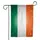Irish National Tricolor Emerald Green White Orange Symbol - Patriotic Home Decor Gift Garden Flag - 3
