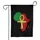 Golden Ankh Symbol Africa Map - Heritage Home Decor Gift Garden Flag - 3