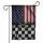 Distressed American Race Flag Rope Laced - Patriotic Home Decor Gift Garden Flag - 3