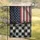 Distressed American Race Flag Rope Laced - Patriotic Home Decor Gift Garden Flag - 5