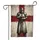 Distressed Templar Knight St George Cross Gritty - Historical Decor Gift for History Buffs Garden Flag - 3