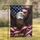 Bald Eagle American Flag - Independence Day Home Decor Gift for Veterans Garden Flag - 1