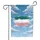 Gracefully Flowing Horizontal Color Fields Cumulus Clouds Blue Sky Home Decor Gift Garden Flag - 3