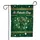 Emerald Green Leprechaun Bagpiper Celtic Shamrock Clover St. Patrick's Day Festive Celebration Garden Flag - 3