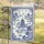 Blue Chinoiserie Pagoda Bridge Island Landscape Home Decor Gift for Design Lovers Garden Flag - 5