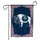 White American Bison Wyoming Great Seal - Wyoming State Pride Gift Garden Flag - 3