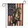 Western Cowboy Rearing Horse Lasso American Flag - Home Decor Gift for Western Lover Garden Flag - 3