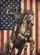 Western Cowboy Rearing Horse Lasso American Flag - Home Decor Gift for Western Lover Garden Flag - 6