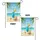 Welcome To The Beach Cocktail Starfish Scene - Summer Tropical Home Decor Gift Garden Flag - 4