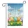 Decorated Easter Eggs Spring Wildflowers Happy Easter - Easter Holiday Home Decor Gift Garden Flag - 3