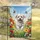 Playful Maltese Dog Garden Flowers Butterflies - Home Decor Gift for Pet Lover Garden Flag - 5