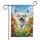 Playful Maltese Dog Garden Flowers Butterflies - Home Decor Gift for Pet Lover Garden Flag - 3