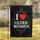 I Heart Older Women Red Heart Text - Bold Filigree Statement Home Decor Gift Garden Flag - 1