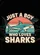 Great White Shark 'Just a Boy Who Loves Sharks' - Shark Lover Gift for Boys Garden Flag - 6