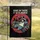 Hang In There It Gets Worse Raccoon Red Sunglasses - Sarcasm Humor Gift Garden Flag - 5