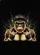 Rock N Roll Gorilla Sunglasses Cap - Gold Accent Music Lover Gift for Rock Fan Garden Flag - 6