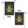 Pineapple Character Pizza Soda Tropical Decor - Home Decor Gift Garden Flag - 4