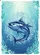 Large Bluefin Tuna Baitfish Ocean Light Rays - Wildlife Lover Home Decor Gift Garden Flag - 6