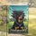 Majestic Rottweiler East Asian Temple - Dog Lover Home Decor Gift Garden Flag - 5