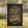 Metallic Gold Country Music Beer Text Scrollwork Banner - Home Decor Gift Garden Flag - 1
