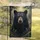 Majestic Black Bear Portrait Sun-Dappled Forest - Wildlife Lover Home Decor Gift Garden Flag - 5