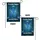 Blue Prostate Cancer Awareness Ribbons Mustache - Support & Awareness Gift Garden Flag - 4