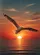 White Seagull Sunset Cargo Ship - Home Decor Gift for Wildlife Lovers & Ocean Enthusiasts Garden Flag - 6