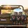 Six Happy Smiling Rottweiler Dogs Plush Seating Outdoor Landscape - Dog Lover Gift Spare Tire Cover - 2