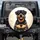 Rottweiler Heart Paws Smile Tongue Out Shimmering Lights - Dog Lover Gift for Pet Owner Spare Tire Cover - 1