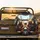 Waving Grizzly Bear and Aviator Bear Driving Modern Car - Adventure Seeker Gift Spare Tire Cover - 2