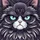 Grumpy Cat Face Light Blue Eyes - Vehicle Decor Gift for Cat Lovers Spare Tire Cover - 6