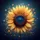 Sunflower Unfurling Petals Seed Head Botanical Bokeh - Outdoor Decor Gift Spare Tire Cover - 6