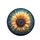 Sunflower Unfurling Petals Seed Head Botanical Bokeh - Outdoor Decor Gift Spare Tire Cover - 4