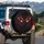 Intensely Glowing Fiery Yellow Orange Reptilian Eyes Dark Fantasy - Adventure Gift Spare Tire Cover - 3