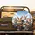 Six Rabbits Journey Cityscape - Travel Essentials Gift for Adventure Seekers Spare Tire Cover - 2