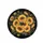 Sunflowers Yellow Petals Brown Centers Green Foliage Dark Background - Garden Lover Gift Spare Tire Cover - 4