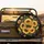 Sunflowers Yellow Petals Brown Centers Green Foliage Dark Background - Garden Lover Gift Spare Tire Cover - 2