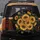 Sunflowers Yellow Petals Brown Centers Green Foliage Dark Background - Garden Lover Gift Spare Tire Cover - 5
