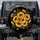 Sunflowers Yellow Petals Brown Centers Green Foliage Dark Background - Garden Lover Gift Spare Tire Cover - 1